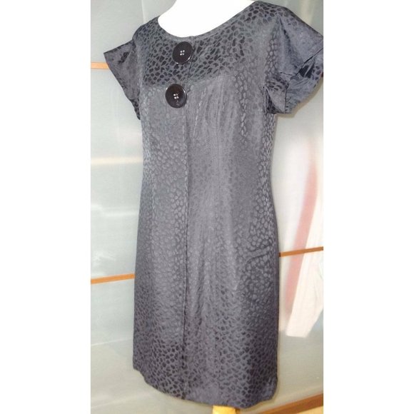 Tracy Reese Frock! Little Black Silk Dress NEW - Picture 5 of 7